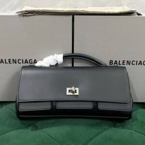 Balenciaga BEL AIR small shoulder strap clutch bag