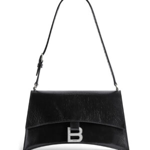 Balenciaga Crush Small Sling Bag Black