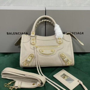Balenciaga LE CITY Mini Handbag Khaki