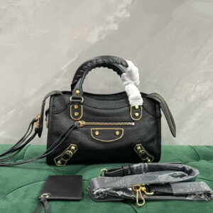 Balenciaga LE CITY Mini Handbag Black
