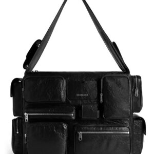 Balenciaga Superbusy Large Sling Bag Black