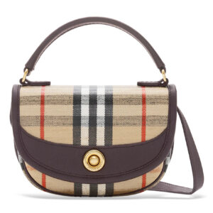 Burberry Mini Highlands Bag Dark Coffee