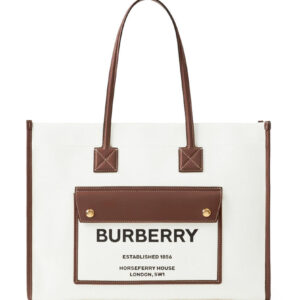 Burberry Small Freya Tote Bag Coffee