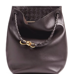 Bottega Veneta Andiamo Bucket 844169 Dark Coffee