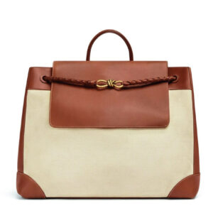 Bottega Veneta Large Andiamo Backpack Coffee