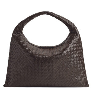 Bottega Veneta Large Hop Dark Coffee