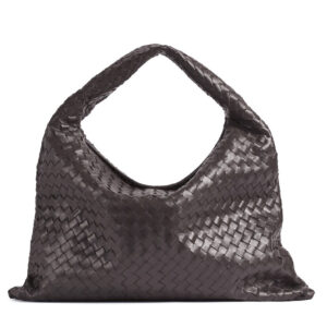 Bottega Veneta Large Hop 763970 Dark Coffee