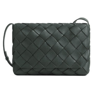 Bottega Veneta Diago Large Crossbody Bag Dark Green