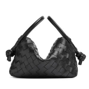 Bottega Veneta Small Loop Cross-Body Bag Black