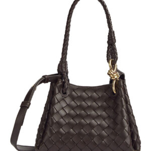Bottega Veneta Small Parachute Dark Coffee