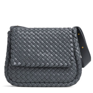 Bottega Veneta Cobble Shoulder Bag 709418 Gray