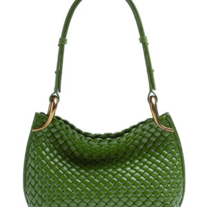 Bottega Veneta Small Clicker Shoulder Bag Green