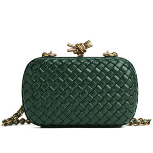 Bottega Veneta Knot With Chain 776662 Green