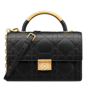 Christian Dior Medium Dior Ange Bag Black