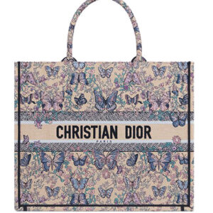 Christian Dior Large Dior Book Tote M1286 Apricot