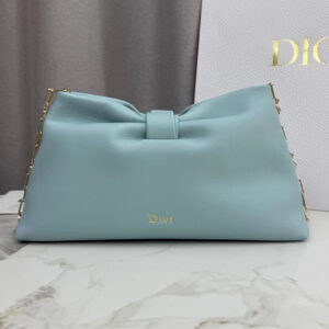 Christian Dior Medium Dior Bow Handbag Blue