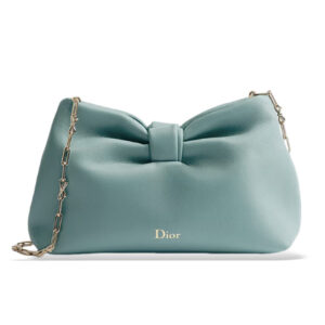 Christian Dior Mini Dior Bow Handbag Blue