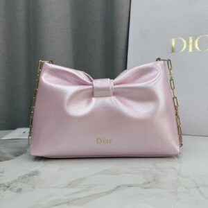 Christian Dior Mini Dior Bow Handbag Pink