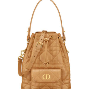 Christian Dior Small Dior Caro Bucket Bag M3372 Coffee