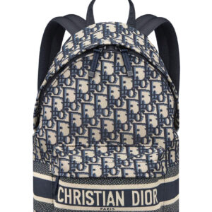 Christian Dior Small DiorTravel Backpack Dark Blue
