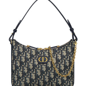 Christian Dior 30 Montaigne Diorling mini chain bag Dark Blue