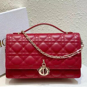 Christian Dior My Dior Top Handle bag Red