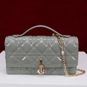 Christian Dior My Dior Top Handle bag Gray