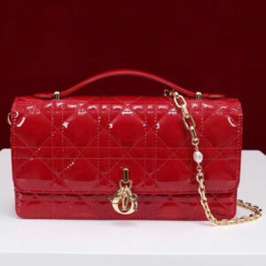 Christian Dior My Dior Top Handle bag Red
