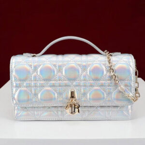 Christian Dior My Dior Top Handle bag Silver