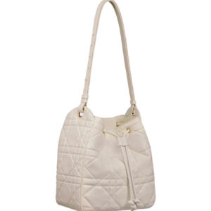 Christian Dior Medium D-Motion Bag Cream