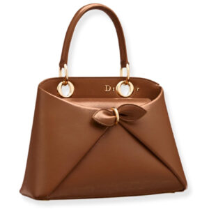 Christian Dior CD 26SS Bow-Adorned Bag Coffee