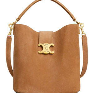Celine Medium Louise Bag In Suede Calfskin Fawn