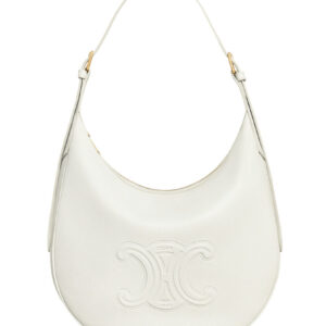 Celine Heloise Bag In Supple Calfskin White