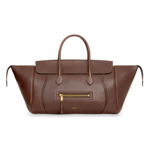 Celine Medium New Luggage In Supple Shiny Lambskin Mauve