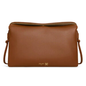 Celine Trio Flap In Smooth Lambskin 10P862 Coffee