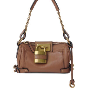 Chloe Small Paddington Leather Bag Coffee