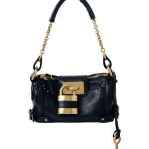 Chloe Small Paddington Leather Bag Black