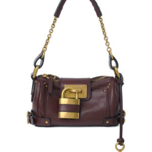 Chloe Small Paddington Leather Bag Mauve