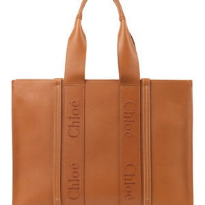 Chloe Large Woody Tote Bag Black