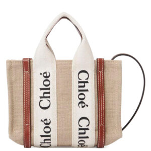 Chloe Mini Woody Tote Bag Coffee