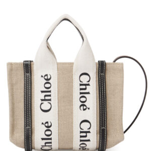 Chloe Mini Woody Tote Bag Black