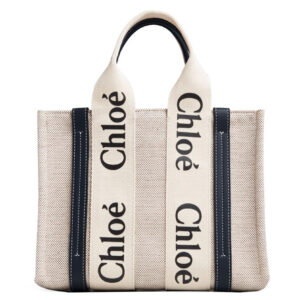Chloe Small Woody Tote Bag Black