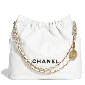 Chanel 22 Small Handbag AS3260 White