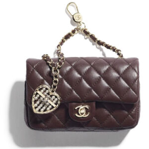 Chanel Classic Mini Bag With Hook Mauve