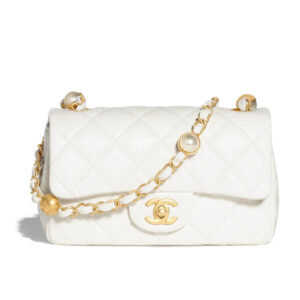 Chanel Mini Flap Bag AS4947 White