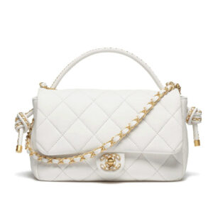 Chanel Flap Bag With Top Handle AS5317 Cream
