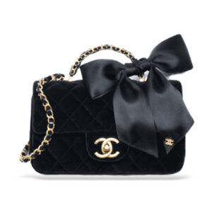 Chanel Mini Flap Bag With Handle AS5875 Black