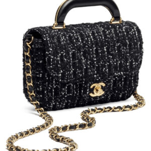 Chanel Mini Flap Bag With Top Handle AS5805 Black
