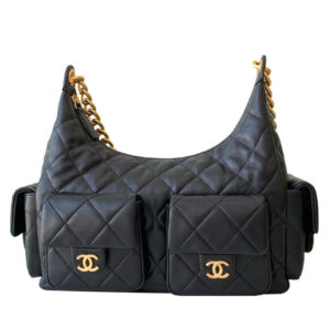 Chanel Maxi Hobo Bag AS5302 Black