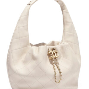 Chanel Hobo Handbag AS5976 Cream